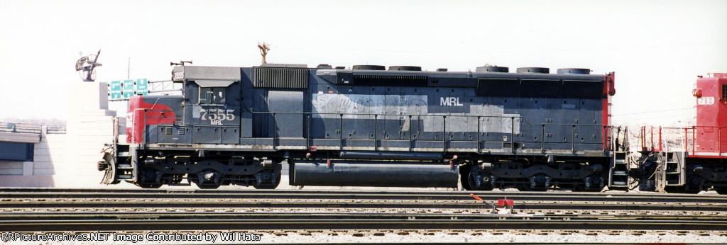 Montana Rail Link SD45R 7555